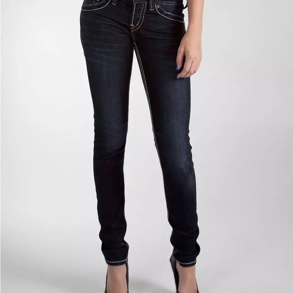 Silver Jeans | Aiko Skinny dark wash jeans W29